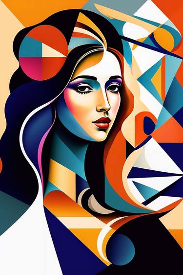 Original Abstract Women Digital by Dmitry O