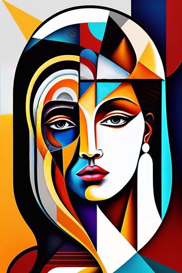 Original Abstract Women Digital by Dmitry O