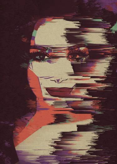 Print of Abstract Portrait Digital by Dmitry O