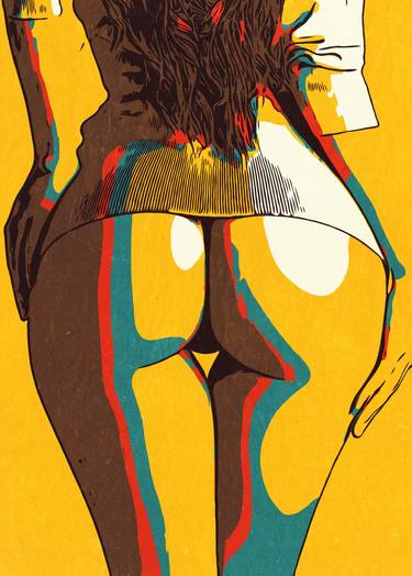 Print of Abstract Erotic Digital by Dmitry O