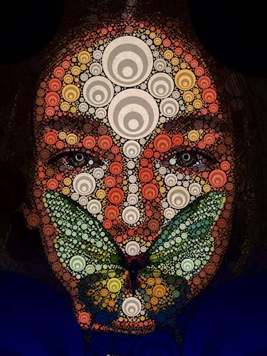 Original Abstract Portrait Digital by Dmitry O