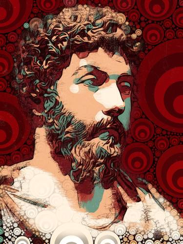 Original Abstract Classical mythology Digital by Dmitry O