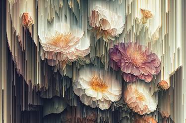 Original Abstract Floral Digital by Dmitry O