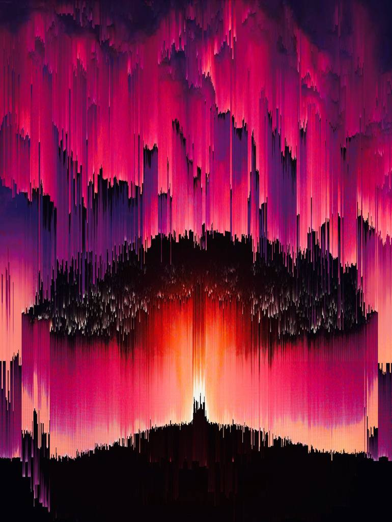 Print of Abstract Landscape Digital by Dmitry O