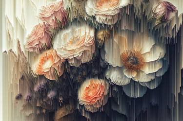 Original Abstract Floral Digital by Dmitry O