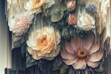 Original Abstract Floral Digital by Dmitry O