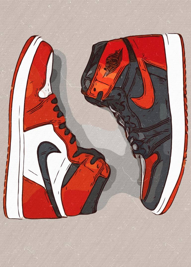 Air Jordan 1 Digital by Dmitry O Saatchi Art