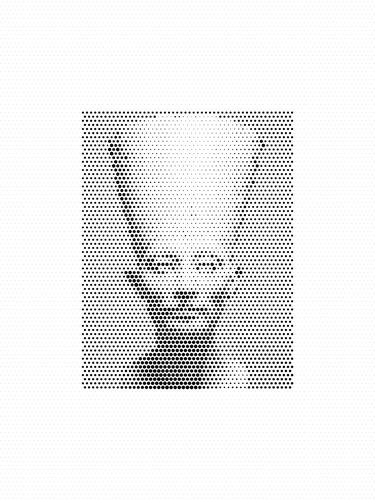 Original Abstract Portrait Digital by Dmitry O
