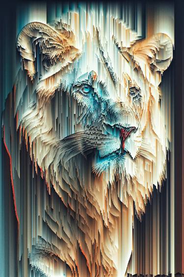 Original Abstract Animal Digital by Dmitry O