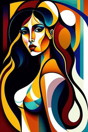 Print of Women Digital by Dmitry O