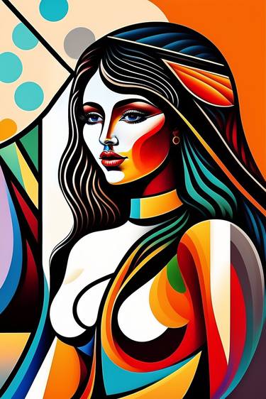 Original Abstract Women Digital by Dmitry O