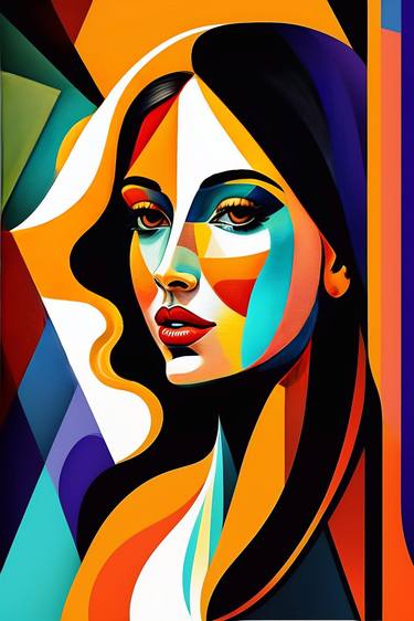 Original Abstract Women Digital by Dmitry O