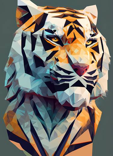 Original Abstract Animal Digital by Dmitry O