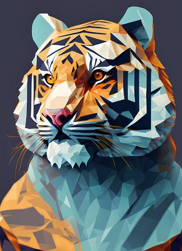 Original Abstract Animal Digital by Dmitry O