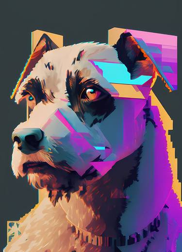 Print of Abstract Animal Digital by Dmitry O