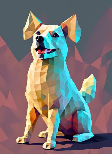 Original Abstract Animal Digital by Dmitry O