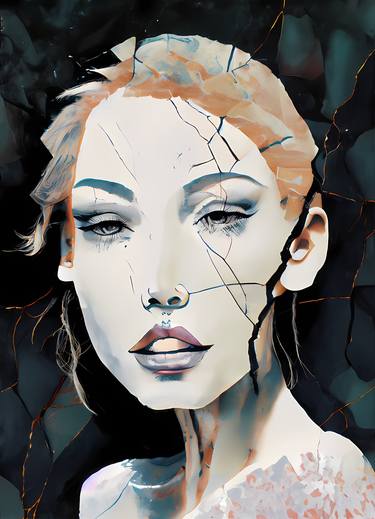 Original Abstract Women Digital by Dmitry O