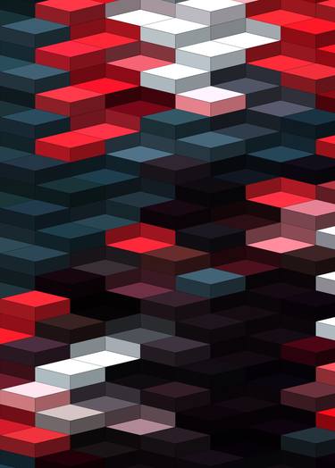 Print of Modern Abstract Digital by Dmitry O