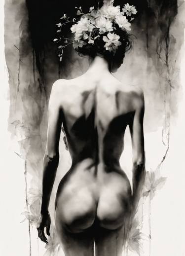 Original Modern Nude Digital by Dmitry O