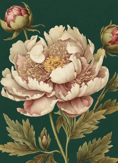 Print of Modern Floral Digital by Dmitry O