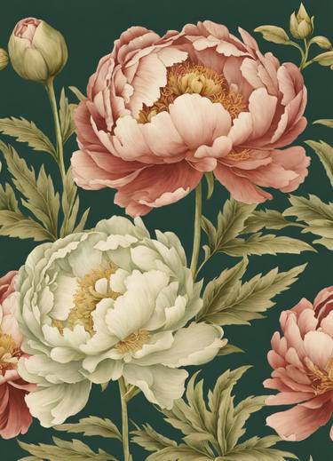 Print of Modern Floral Digital by Dmitry O