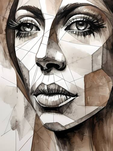 Original Abstract Women Digital by Dmitry O