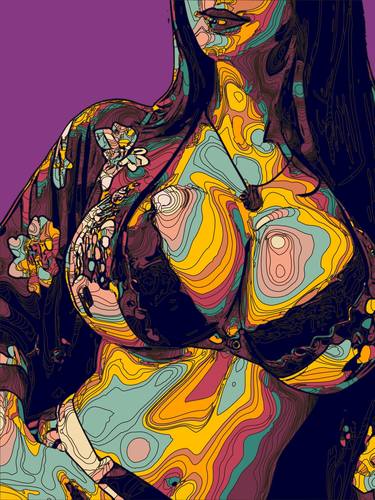 Print of Women Digital by Dmitry O