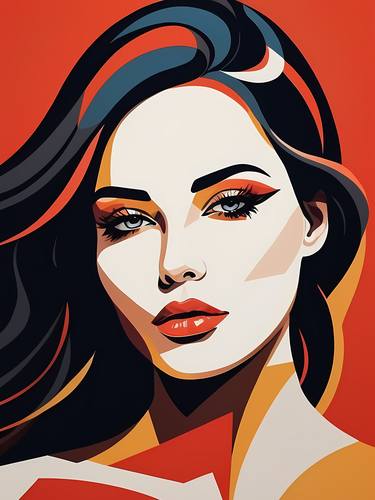 Original Abstract Pop Culture/Celebrity Digital by Dmitry O