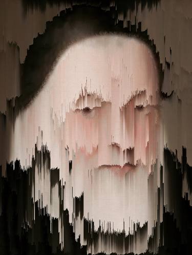 Original Abstract Portrait Digital by Dmitry O