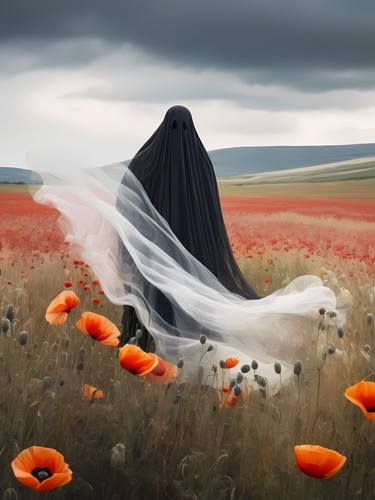 Ghost in the poppy fields painting No.5 thumb