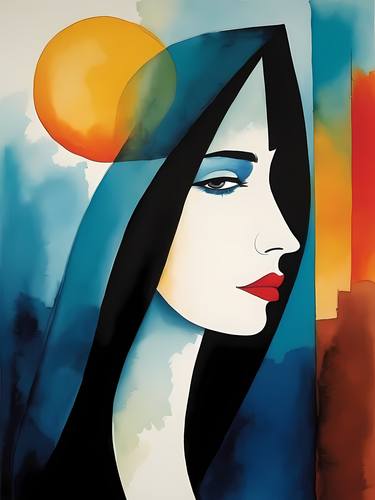 Original Abstract Women Digital by Dmitry O