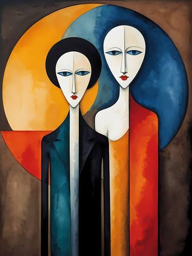 Original Abstract Women Digital by Dmitry O