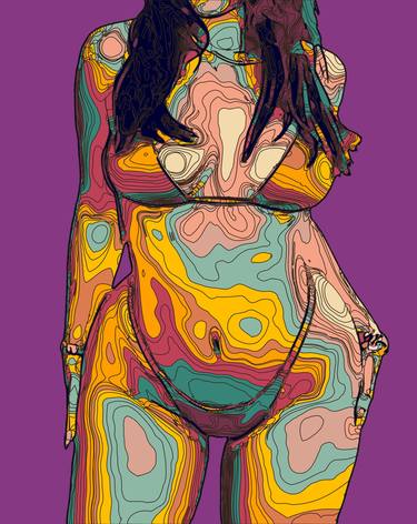 Original Abstract Women Digital by Dmitry O