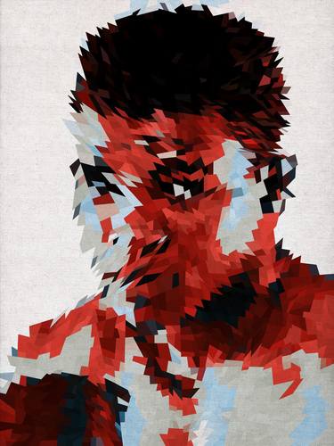 Print of Abstract Portrait Digital by Dmitry O