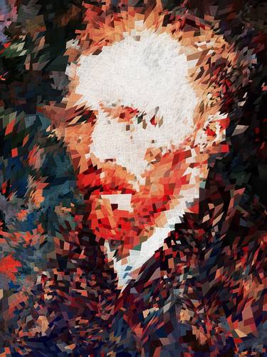 Original Abstract Portrait Digital by Dmitry O