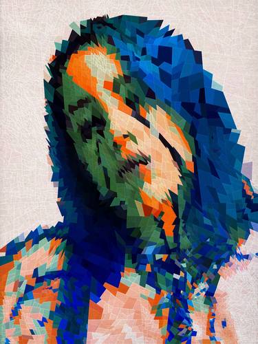 Original Abstract Portrait Digital by Dmitry O