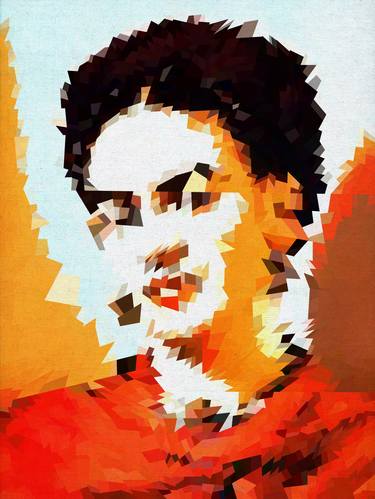 Original Abstract Portrait Digital by Dmitry O