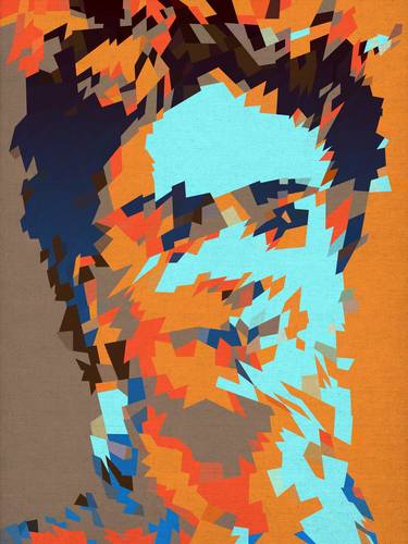 Print of Abstract Portrait Digital by Dmitry O