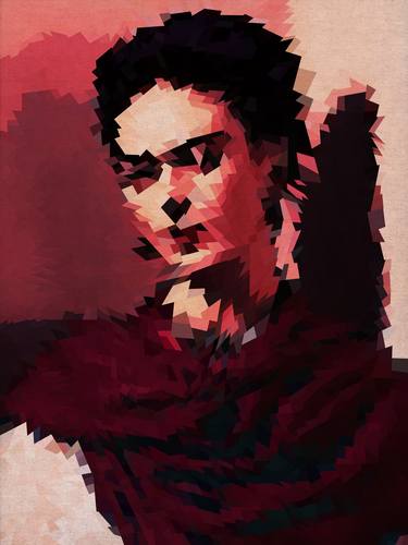 Original Abstract Portrait Digital by Dmitry O