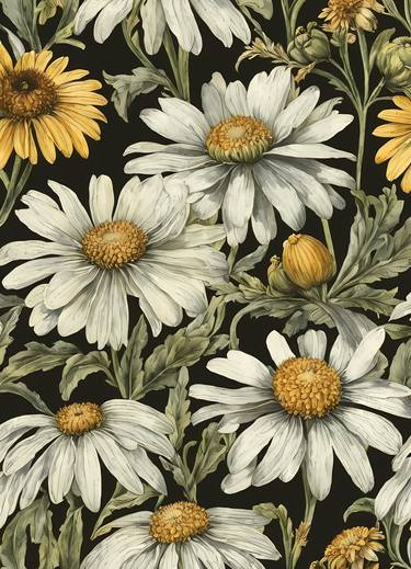 Daisy Wildflower Vintage Botanical No.6 thumb