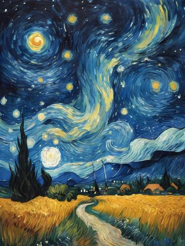 Original Abstract Landscape Digital by Dmitry O