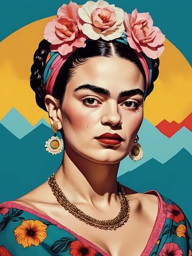 Frida Kahlo Portrait No.2 thumb