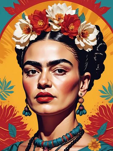 Frida Kahlo Portrait No.3 thumb
