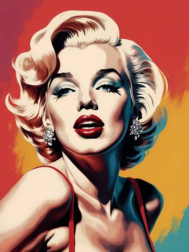 Marilyn Monroe Portrait Pop Art No.3 thumb