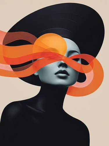 Original Abstract Women Digital by Dmitry O