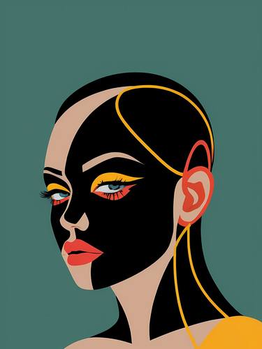 Original Abstract Women Digital by Dmitry O