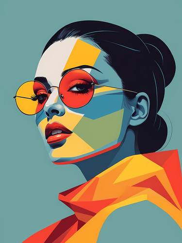 Original Abstract Women Digital by Dmitry O