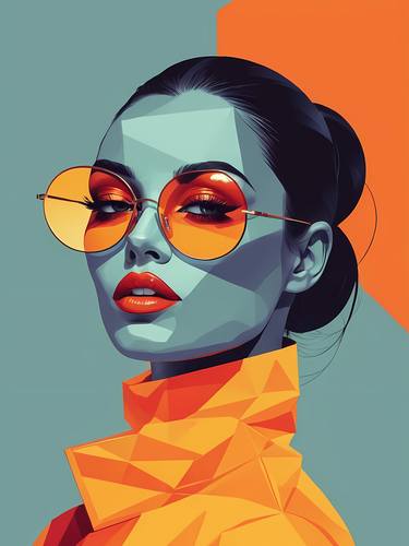 Original Abstract Women Digital by Dmitry O