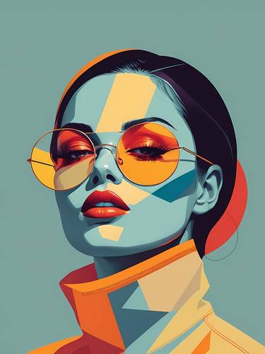Original Abstract Women Digital by Dmitry O