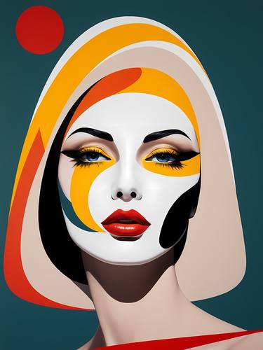 Original Abstract Women Digital by Dmitry O